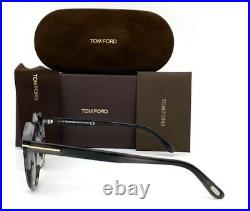 Tom Ford Ian FT0591 20B Stripped Gray / Gray Gradient 51mm Sunglasses TF0591