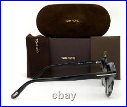Tom Ford Ian FT0591 20B Stripped Gray / Gray Gradient 51mm Sunglasses TF0591