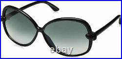 Tom Ford Ingrid TF 163 Gloss Black Ladies Womens Sunglasses UK NEW
