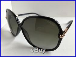 Tom Ford Islay TF 224 TF224 01F 63mm Black Oversized Sunglasses Italy T1