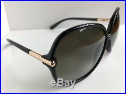 Tom Ford Islay TF 224 TF224 01F 63mm Black Oversized Sunglasses Italy T1