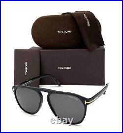 Tom Ford JASPER FT0835 01A Black / Smoke 58mm Sunglasses TF0835