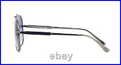 Tom Ford JUDE FT 0669 Dark Ruthenium/Blue Shaded (12W) Sunglasses