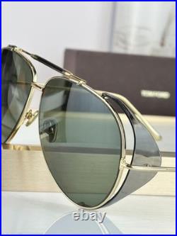 Tom Ford Jack02 TF900 Metal-Frame Men's Aviator Sunglasses 62 11-140