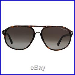 Tom Ford Jacob TF 447 52B Brown Tortoise/Gray Gradient Men's Aviator Sunglasses