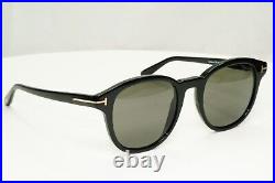 Tom Ford Jameson Polarised Sunglasses Black Grey Square Mens TF 752 01D FT0752