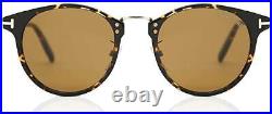 Tom Ford Jamieson TF0673 52E Dark Havana & Gold Sunglasses Sonnebrille Unisex