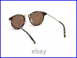 Tom Ford Jamieson TF0673 52E Dark Havana & Gold Sunglasses Sonnebrille Unisex
