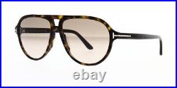 Tom Ford Jeffrey TF932 52F Tortoise Plastic Aviator Sunglasses Frames 59-14-145