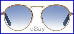 Tom Ford Jessie Vintage Round Metal Sunglasses with Gradient Lens FT0449S Italy