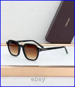 Tom Ford Joey Sunglasses FT1301 Black/Brown Gradient 51-20-145mm With Case New