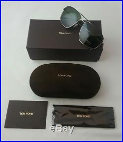 Tom Ford Justin Tf 467 02n Gold Matte Black Men's Sunglasses Made In Italy