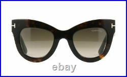 Tom Ford KARINA-02 FT0612S 52K 47 dark havana/roviex shaded (52K C) Sunglasses