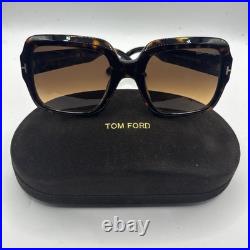 Tom Ford KAYA FT 1082 Dark Havana/Brown Shaded (52F) Sunglasses