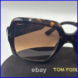 Tom Ford KAYA FT 1082 Dark Havana/Brown Shaded (52F) Sunglasses