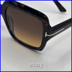 Tom Ford KAYA FT 1082 Dark Havana/Brown Shaded (52F) Sunglasses