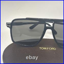 Tom Ford KEMP FT1177 Shiny Black/Grey (01A) Sunglasses