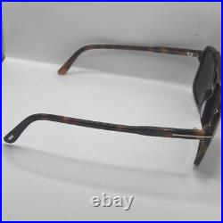 Tom Ford KEMP FT1177 Shiny Havana/Green (53N) Sunglasses Authentic With Case