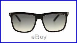 Tom Ford Karlie Men's Sunglasses FT0392 02W Black/Grey Blue Gradient Square 57mm
