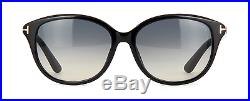 Tom Ford Karmen TF329 TF 329 FT0329 01B Black Frame Grey Gradient Sunglasses