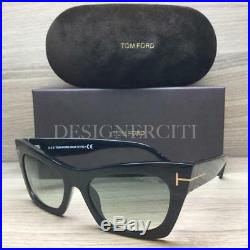 Tom Ford Kasia TF459 459 Sunglasses Black Matte Black 05B Authentic 55mm