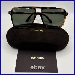 Tom Ford Kemp FT1177 Sunglasses Havana 59mm New 100% Authentic