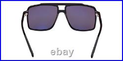Tom Ford Kemp FT1177 Sunglasses Male Shiny Black 59mm New 100% Authentic