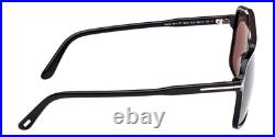 Tom Ford Kemp FT1177 Sunglasses Male Shiny Black 59mm New 100% Authentic