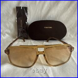 Tom Ford Kemp FT1177 Sunglasses Male Shiny Dark Yellow 59mm