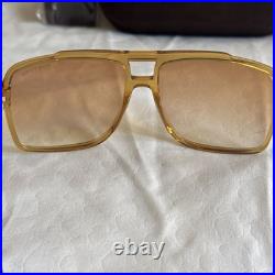 Tom Ford Kemp FT1177 Sunglasses Male Shiny Dark Yellow 59mm
