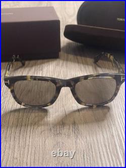 Tom Ford Kendel Sunglasses TF 1076 55L Blue Havana