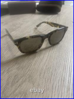 Tom Ford Kendel Sunglasses TF 1076 55L Blue Havana