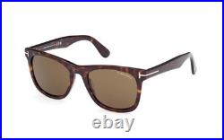 Tom Ford Kevyn Sunglasses TF1099 52J Dark Havana 52mm Sunglasses AUTHENTIC