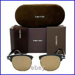 Tom Ford LAURENT FT0623 02J Matte Black / Roviex 51mm Sunglasses TF0623
