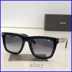 Tom Ford LELIO Sunglasses FT1207 Black/Gradient Gray 52-21-145mm New With Case