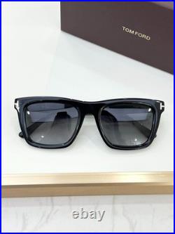 Tom Ford LELIO Sunglasses FT1207 Black/Gradient Gray 52-21-145mm New With Case