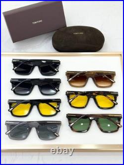 Tom Ford LELIO Sunglasses FT1207 Black/Gradient Gray 52-21-145mm New With Case