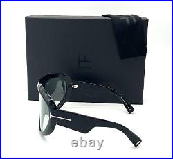 Tom Ford LINDEN FT1094 01N Black / Green Photochromic Sunglasses TF1094