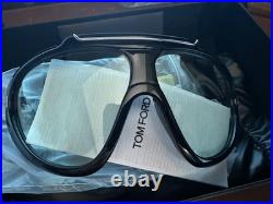 Tom Ford LINDEN FT1094 Black/Clear Green Photochromic Lenses (01N) Sunglasses