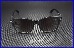 Tom Ford Lauren-02 FT0614 01H Black Pall Brgdy Polarized 52mm Women's Sunglasses