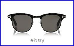 Tom Ford Laurent-02 FT0623 623 02D Matte Black Grey Polarized Sunglasses