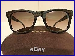 Tom Ford Leo TF 336 05K Shiny Havana Brown Sunglasses FT0336