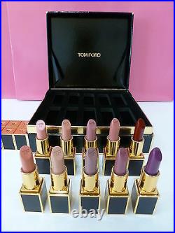 Tom Ford Lipstick Set LIPS and BOYS Collection 10 shades New in Box Authentic