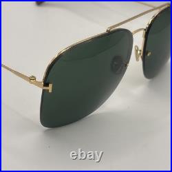 Tom Ford MACKENZIE 02 FT0883 30N Shiny Deep Gold/Green Square Men's Sunglasses