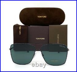 Tom Ford MAGNUS FT0651 01V Black / Blue 60mm Sunglasses TF0651