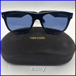 Tom Ford MARLON-02 FT1284 Shiny Black/Blue (01V) Sunglasses