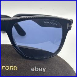 Tom Ford MARLON-02 FT1284 Shiny Black/Blue (01V) Sunglasses