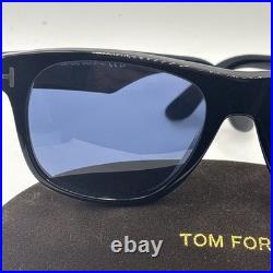Tom Ford MARLON-02 FT1284 Shiny Black/Blue (01V) Sunglasses