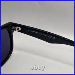 Tom Ford MARLON-02 FT1284 Shiny Black/Blue (01V) Sunglasses