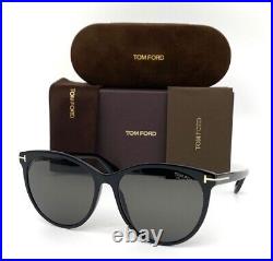 Tom Ford MAXINE FT0787 01D Shiny Black / Gray Polarized 59mm Sunglasses TF0787